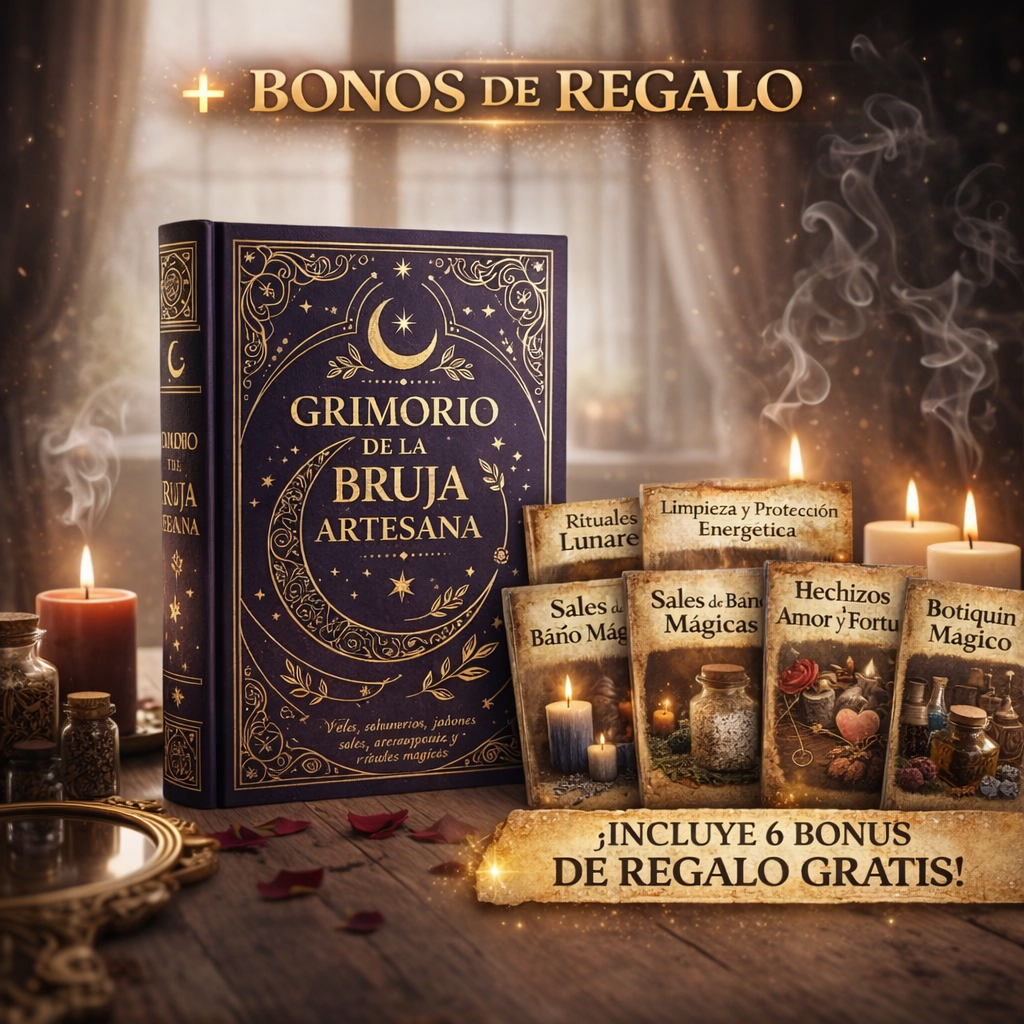 🕯️✨ GRIMORIO DE LA BRUJA ARTESANA™ + BONOS DE REGALO